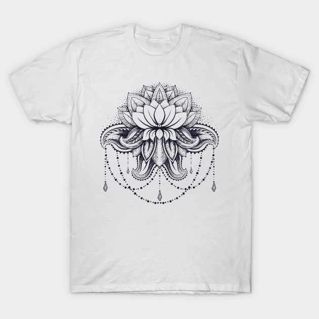 Lotus #09 T-Shirt by Olga Berlet